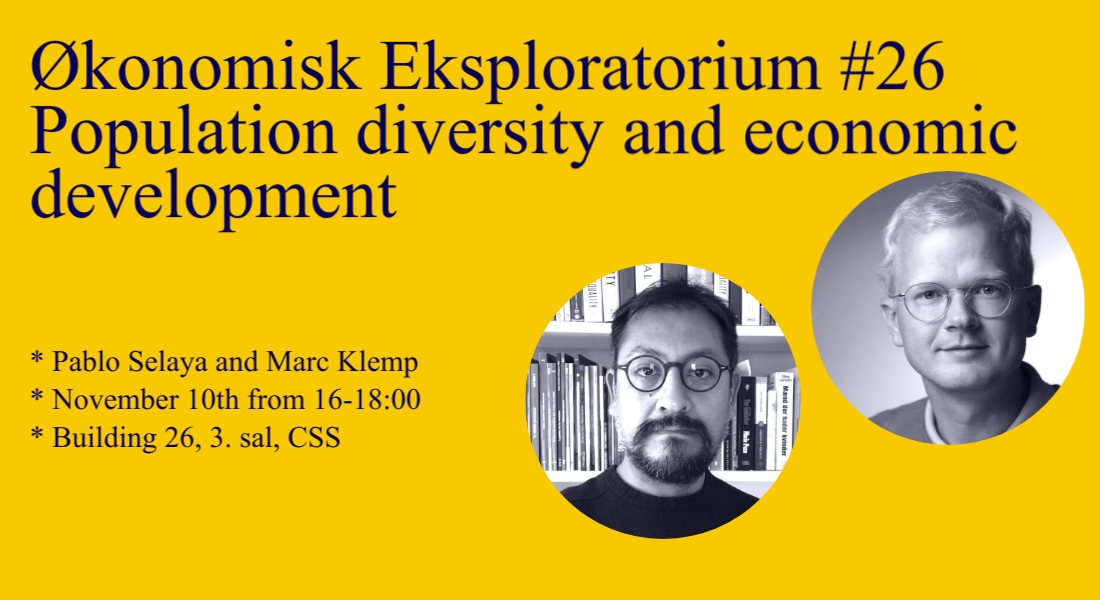 Graphic with pictures of speakers Pablo Selaya and Marc Klemp