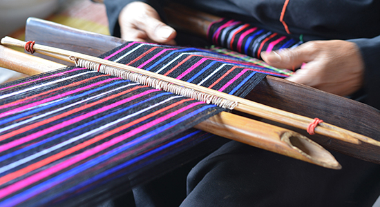 Weaving in Myanmar